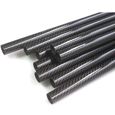 &quot;2&quot; &quot;2&quot; ملم أنبوب ألياف الكربون قطب ألياف الكربون قطب قبو قطب قطر كبير 18x16x1000mm