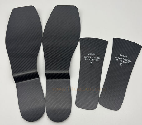 حذاء كرة القدم من ألياف الكربون 3K Twill Matte Carbon Fiber 1.0mm 0.8mm
