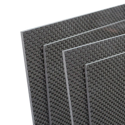 ورقة لوحة الألياف الكربونية 1mm 1.5mm 2mm 2.5mm 3mm لـ Cnc