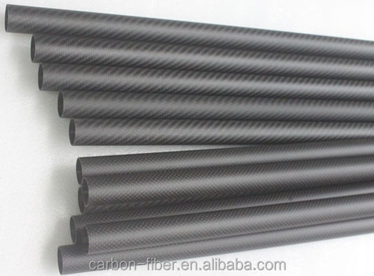 مصنعي أنابيب الألياف الكربونية 1000mm 2000mm قطب CFRP قطب الألياف الكربونية عالي القوة