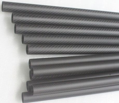 2m 20mm 3k أنبوب ألياف الكربون ألياف الكربون إطار الدراجة أنبوب الكربون ويبي قارب المقابس