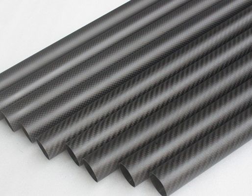 2m 20mm 3k أنبوب ألياف الكربون ألياف الكربون إطار الدراجة أنبوب الكربون ويبي قارب المقابس