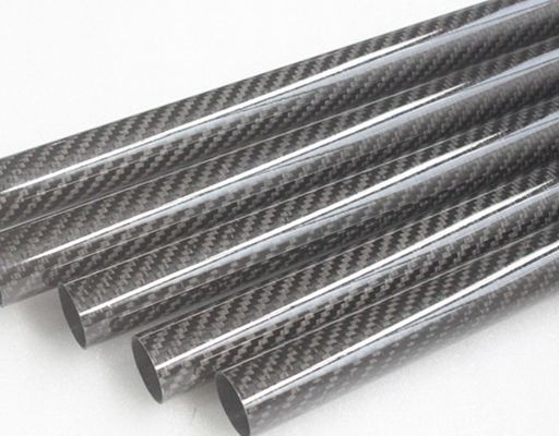2m 20mm 3k أنبوب ألياف الكربون ألياف الكربون إطار الدراجة أنبوب الكربون ويبي قارب المقابس