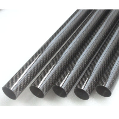 2 بوصة 1.25 &quot; 2.5 أنبوب الألياف الكربونية الألياف الكربونية القطب القطب القبو القطب 12x10x1000mm
