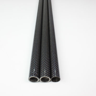 &quot;2&quot; &quot;2&quot; ملم أنبوب ألياف الكربون قطب ألياف الكربون قطب قبو قطب قطر كبير 18x16x1000mm