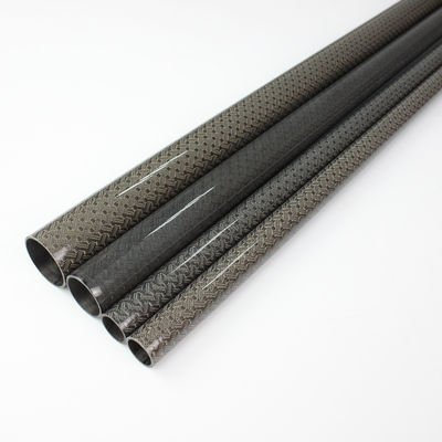 3mm 4mm 5mm قطب أنابيب الألياف الكربونية قطب قبو للدراجة الكربونية الإطار 30x28x1000mm