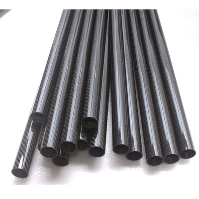 3mm 4mm 5mm قطب أنابيب الألياف الكربونية قطب قبو للدراجة الكربونية الإطار 30x28x1000mm