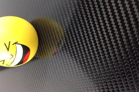 الطباعة الساخنة 1mm 1.5mm 2mm 3mm 4mm 3K Twill اللامع للكربون