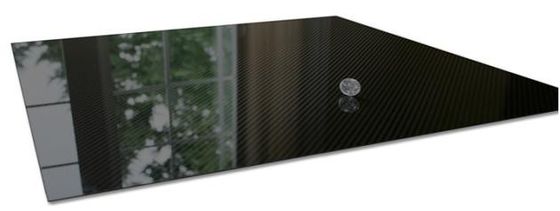 مضاد للماء ومدة طويلة باستخدام 1000mm X 1000mm 3K Twill Matte Carbon Fiber Sheet المصفوف في المخزون