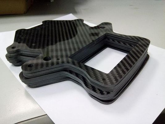 الصلبة العالية والسطحية الجيدة 6mm 8mm 10mm 12mm 3K Twill Matte Fake Carbon Fiber Plate