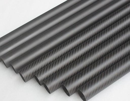 1 &quot; 1 1 4 &quot; 1 2 بوصة 3K Twill أنابيب الألياف الكربونية متطاطية أو لامعة 32mm 35mm 36mm 38mm 40mm