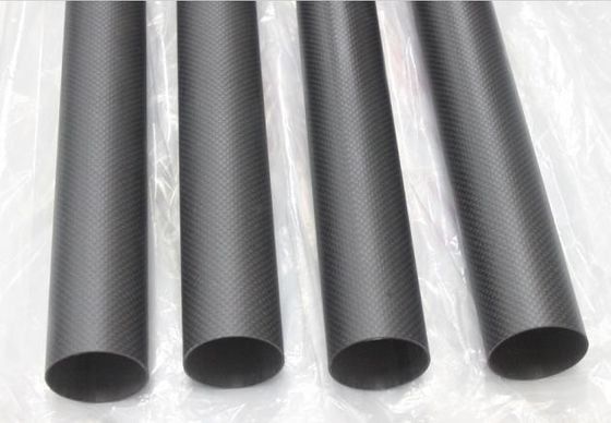 1 &quot; 1 1 4 &quot; 1 2 بوصة 3K Twill أنابيب الألياف الكربونية متطاطية أو لامعة 32mm 35mm 36mm 38mm 40mm