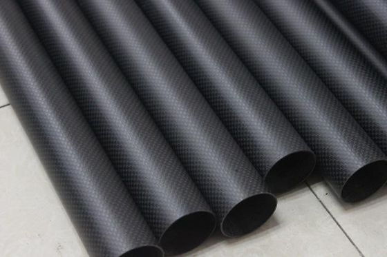 1 &quot; 1 1 4 &quot; 1 2 بوصة 3K Twill أنابيب الألياف الكربونية متطاطية أو لامعة 32mm 35mm 36mm 38mm 40mm