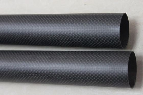 1 &quot; 1 1 4 &quot; 1 2 بوصة 3K Twill أنابيب الألياف الكربونية متطاطية أو لامعة 32mm 35mm 36mm 38mm 40mm